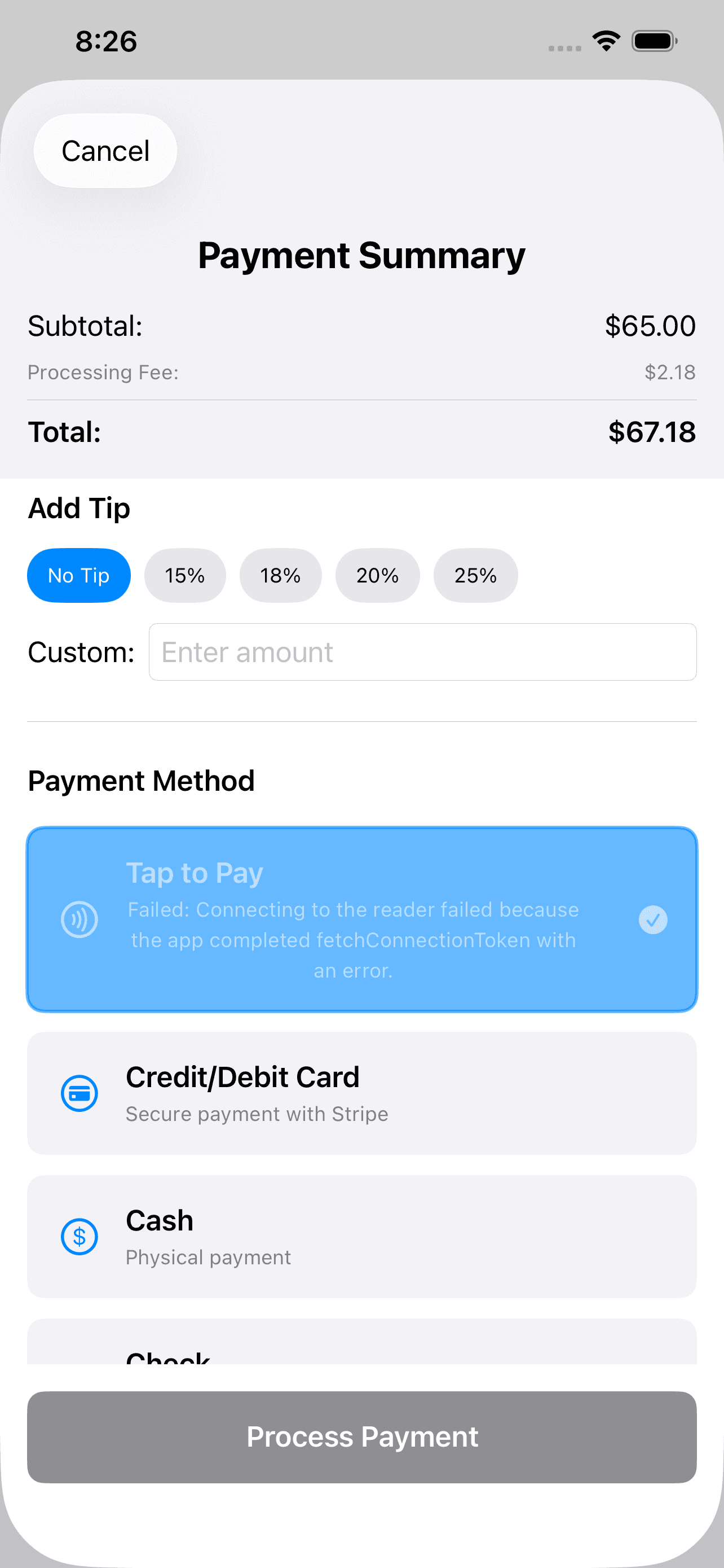Payment