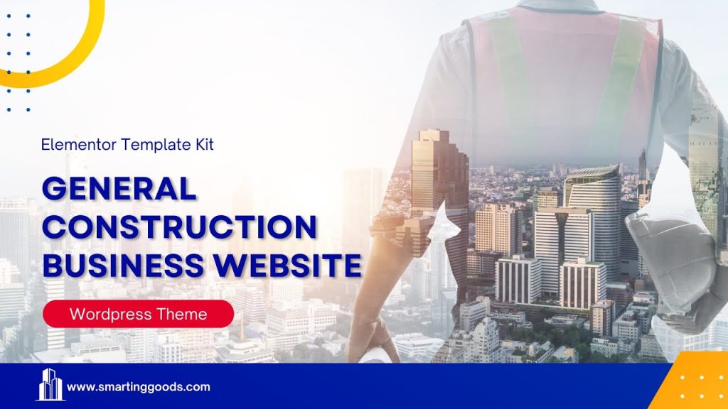 How to design a professional construction Business website | Smarting Goods