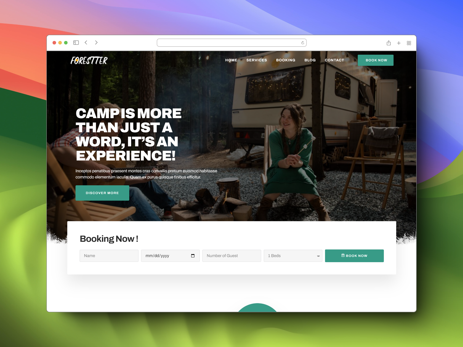 Wordpress Camp site theme
