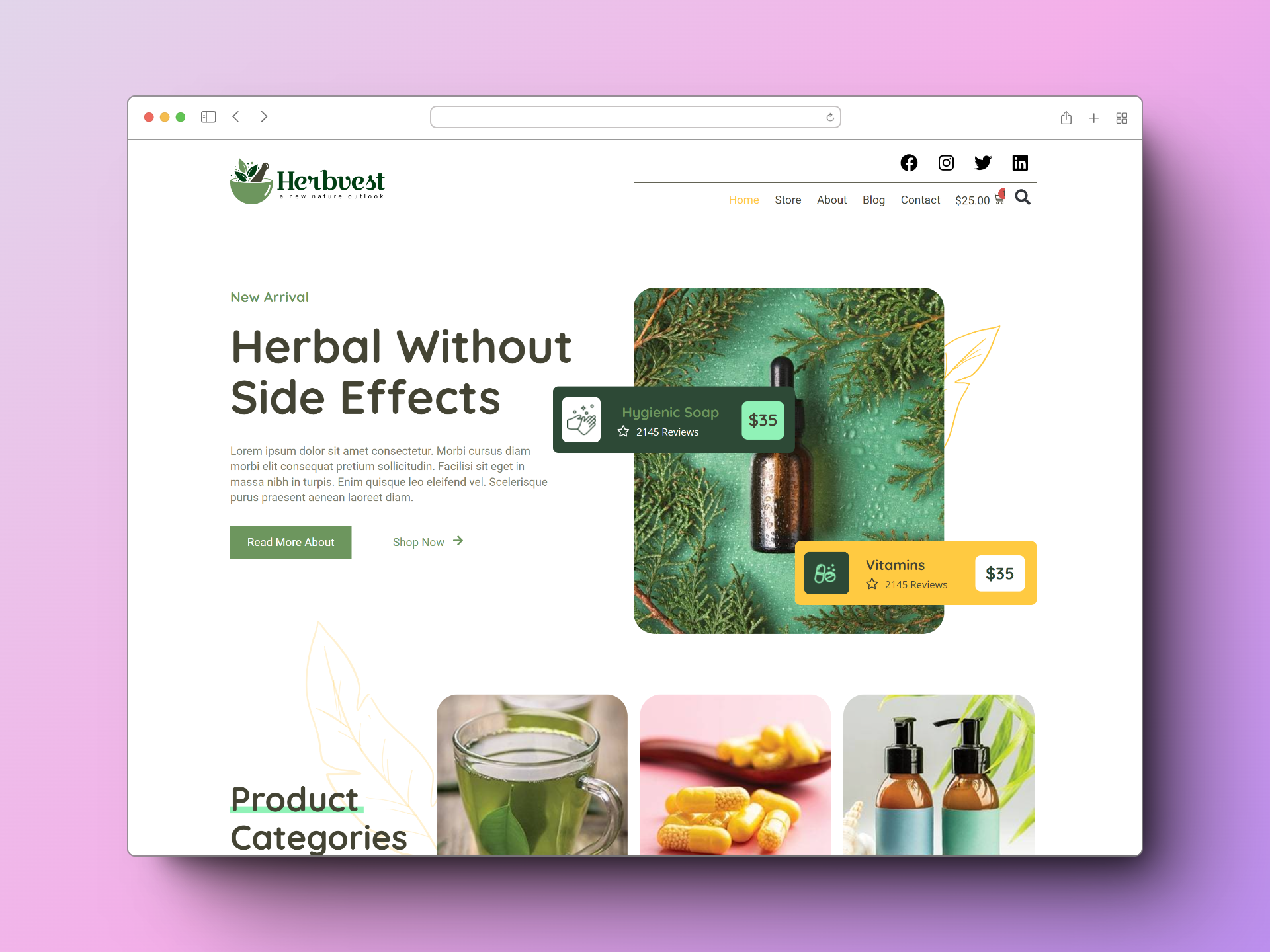 Wordpress Medicinal Herbal Store